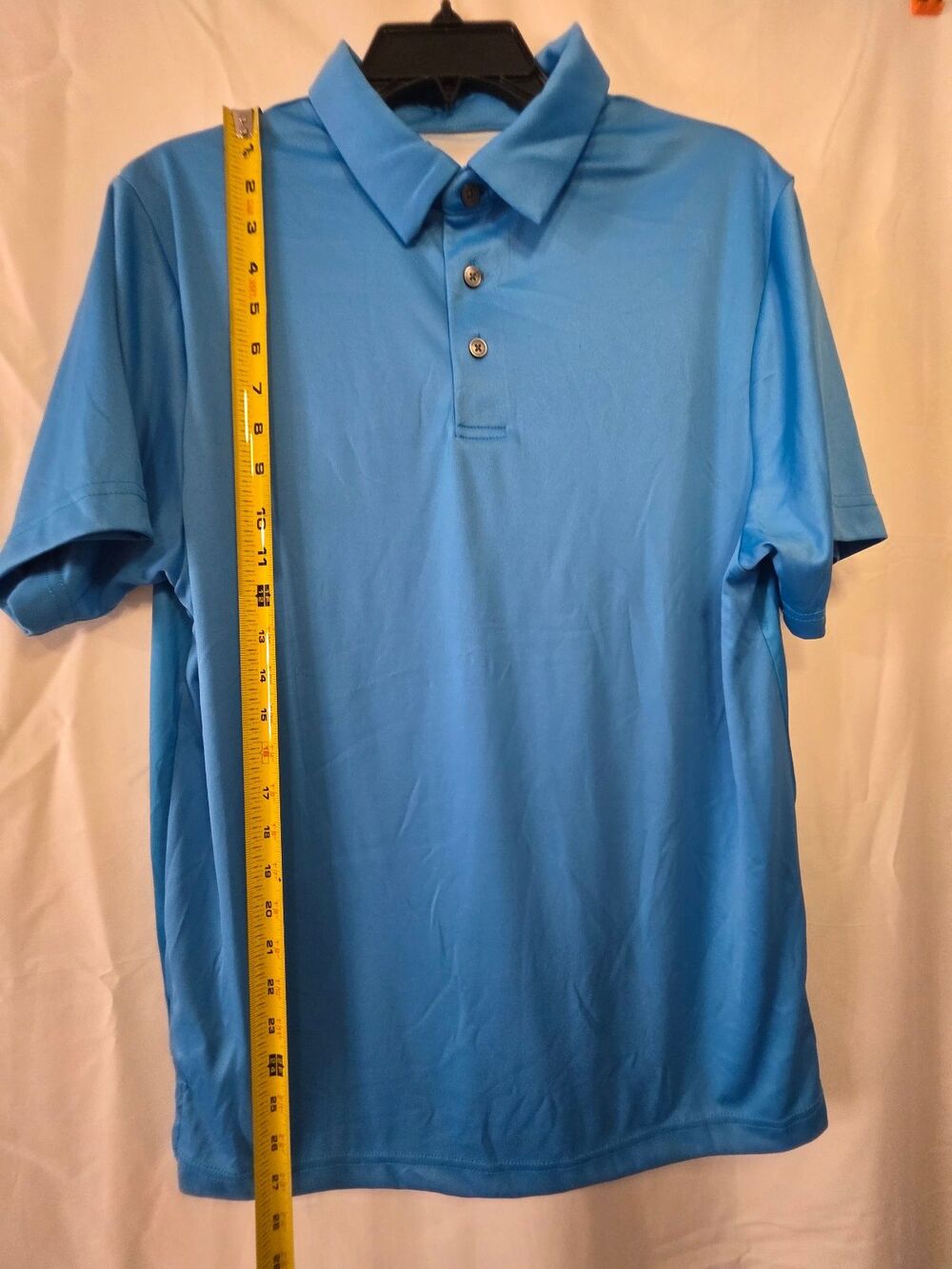 Nicklaus Varadero Graphic Polo Shirt Blue M 100% Polyester Made in Jordan - Picture 2 of 6